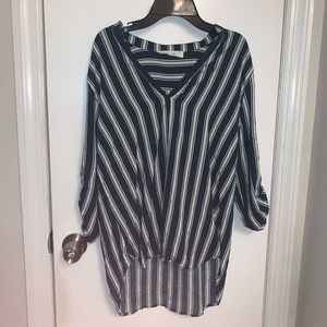 Striped women’s top size large